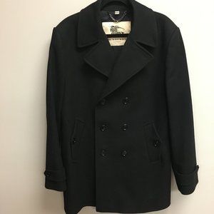 Burberry London Men's Double Breasted Wool Coat